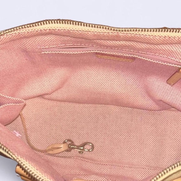 Dooney & Bourke Tan Satchel with Leather Trim - Picture 4 of 7